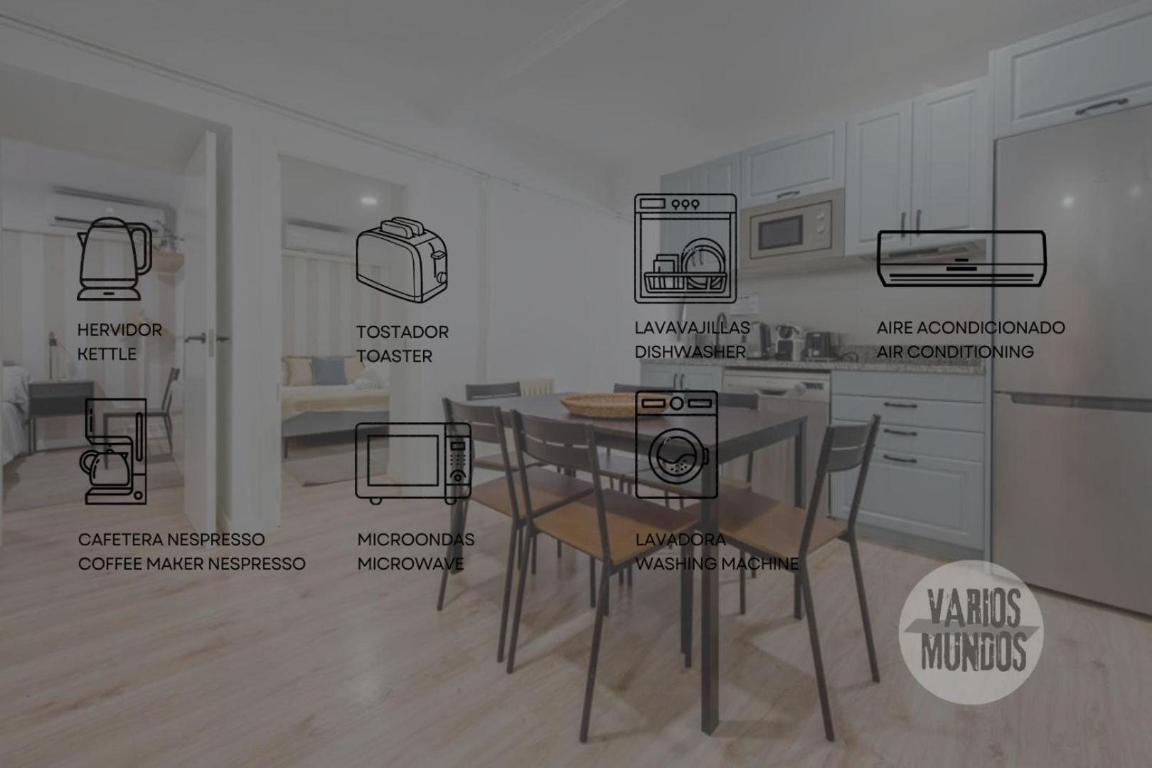 Nuevo Apt De 9Pax En La Cava Alta Centro De Madrid E1 Екстериор снимка